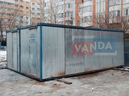 Б/У блок контейнер с тамбуром 5.85x2.45